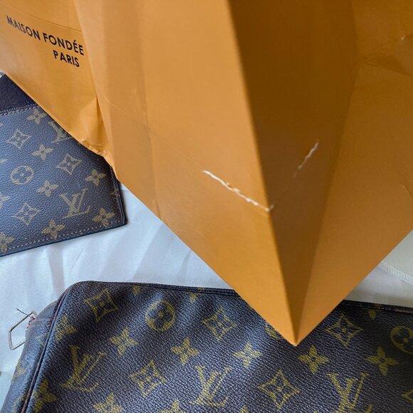 AUTHENTIC LOUIS VUITTON 80S REFURBISHED  BAG WITH BONUS GIFTS NO STRAP - Picture 16 of 16